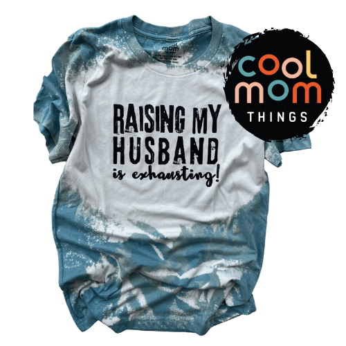 Raising my Husband is Exhausting Ultra Soft Unisex T-Shirt - Size Small- READY TO SHIP!